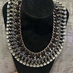 Elegant Black and Gold Necklace